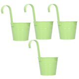 4Set Flower Plant Succulent Pot Wall Mounted Iron Planter Garden Balcony Accessory V1294-YM0901-3111210030313