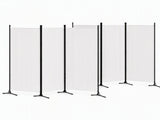 Artiss 3 Panel Room Divider Set of 2 Folding Privacy Screen Fabric Room Separator Partition White RD-D-PLY-260-WHX2