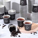 2400 Disposable Coffee Cups 4oz Extra Strong Takeaway Paper Take Away Bulk V563-PA0430-50-1BOX