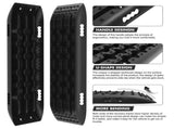 X-BULL 10 Pairs Recovery tracks Boards 4WD 4X4 10T Sand / Mud / Snow Gen 2.0 Black V211-AU-ST002X10