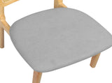 Levede 2x Dining Chair Wood Rattan Armless Natural CH1144-2-NT