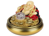 LED Water Fountain Innovative Resin Waterfall Ornament Art Crafts for Home Office Landscape V1294-YM0901-3111200232216