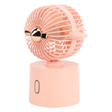 Innovative Airplane Shaped Desktop Mini Portable Fan USB Charging for Home Office UsePink V1294-YM0901-3113200062012