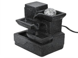 Tabletop Rockery Water Fountain Ornament for Indoor Feng Shui Home Office Table Decoration V1294-YM0901-3111200208811