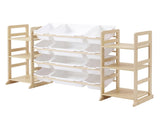 Levede Kids Toy Box Organiser 12 Bins 6 Shelves Display Storage Rack Playroom EA0302-NT-AU