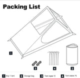 Lightweight Solo Camping Tent for Backpacking, Hiking, Fishing and Outdoor Adventures V1107-CS-ZAILXA23
