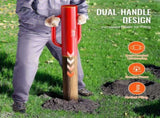 Fence Post Driver with Handles, 2.7 in Inner Diameter T Post Pole Pounder, 14LB Heavy Duty Carbon V952-WLDZQ27INCH1W6YQMV0