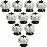 10 pcs Vintage European Style Ceramic Pumpkin Cabinet Knobs Dresser Cupboard Drawer Pull Handles V1188-MS-227-2315