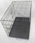 42' Portable Foldable Dog Cat Rabbit Collapsible Crate Pet Rabbit Cage with Cover Blue V278-CR42-W-COVER-BLUE