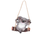 Resin Swinging Koala Animal Model Figurine Statue Sculpture Hanging Ornament Outdoor Yard Decoration V1294-YM0523-3111210391511