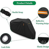 Waterproof 420D Oxford Adult Tricycle Cover with PU Coating and Reflective Strips for Outdoor V1189-LC-HW-00703