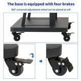 Floor Tv Mount Stand Bracket Rolling For 32"-80" Screens Vesa 600X400 Hold 65Kg V767-U-950A