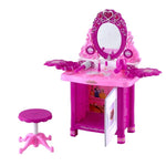 Keezi Kids Pretend Makeup Play Set Dressing Table Chair Girls Toys Children PLAY-MAKEUP-30