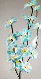 1 Set of 50cm H 20 LED Blue Frangipani Tree Branch Stem Fairy Light Wedding Event Party Function V382-BLUFRANGISTEMBATT