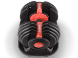 Powertrain 24kg Adjustable Dumbbells 15-in-1 Home Gym Weights Red DMB-BF1-024-1