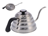Coffee Pot 1200ML Stainless Steel Pot with Thermometer Gooseneck Hand Coffee Pot Coffee Utensils V1294-YM0901-3118210171911