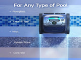 WYBOT C1 Cordless Robotic Pool Cleaner, with APP Control, Auto Vacuum Robot, Wall & Waterline V219-POLCLNWY1CLB