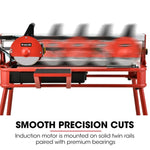 BAUMR-AG 800W Electric Tile Saw Cutter with 200mm Blade, 720mm Cutting Length, Side Extension V219-TILSAWBMRA210