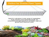 150W Dimmable Full Spectrum Indoor Plant Growth Light Quantum Board Grow Light Veg and Bloom Dual V1294-YM0901-L6825EU