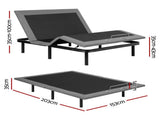 Artiss Adjustable Frame Queen Size Electric Base Wireless Remote Control Zero Gravity Power EAB-8183-BK-Q
