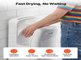 Vertical Hand Dryer, Hand Dryers with HEPA Filter, 19000 RPM High-Speed Motor, Dual-Side Airflow, V952-LSGSJBSSL000DILPE001V3