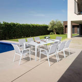 Iberia 178cm Aluminium Outdoor Dining Table White V315-VOUT-ICA-13