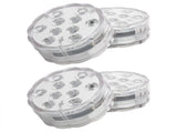 4Pcs IP68 LED Pool Light 16 Colors RGB Underwater Lamp 21Key RF Remote Control with Suction Cups V1294-YM0901-3119210066711