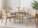 Levede 4X Cane Dining Chair Rattan Armless Seat CH1141-2-NTX2