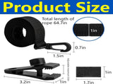 24 Pcs Pool Cover Reel Attachment Kit, Inground Swimming Pool Cover Straps and Clips, V1259-DP01-A-3391