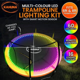 Kahuna LED Kit Suits 6ft-8ft Trampolines Multi-Colour Smart Motion Sensor Lighting with 16 colo LED-STP-SSL-6M