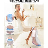Cast Cover,Reusable Waterproof Leg Cast Cover, Non - Slip Shower Protector for Adult Knee Ankle Foot V1369-AZ3-W-18891