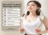 Wireless U-Shaped Neck and Shoulder Massager with Adjustable Strap for Home Office and Full Body V1341-ZY-GBUKAY9K-BEIGE