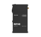 Teltonika RUT140 Industrial Ethernet Router, Wi-Fi 4, 1x3-Pin Power Connector, Integrated DIN rail V1202-V2-NHT-RUT140