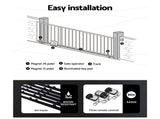 LockMaster Automatic Sliding Gate Opener Kit 6M 600KG GO-SLIDE-M01-RAILX3