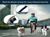 Ride with Your Best Friend Durable Steel Bike Dog Leash with Shock-Absorbing Spring for Safe, V1341-ZY-N4FS5URT-BLACK