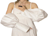 Detachable Wedding Arm Sleeves White Ruffle Bridal Gloves V1263-JX-5642