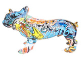 Innovative Bulldog Statue Decor Synthetic Resin Lifelike Bulldog Figurine Dog Sculpture for Living V1294-YM0901-3115240122812