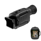 Night Vision Monocular Binoculars 4K IR Digital Telescope for Adult Hunting Camping-Black V1263-JX-7690-1