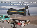 26FT Trailer Wiring Harness Kit, 4 Pin 5 Trailer Wiring Harness, Boat Trailer Wiring Harness, 5 V1258-DP02-WO-33