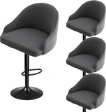 Bar Stool Slipcovers, Swivel Chair Covers with Back, Stretch Counter Bar Stool Covers for Armchair, V1188-CYX-LHJ-755