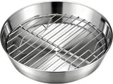 Baking tray for air fryer - Air fryer baking pan - Air fryer accessories - Baking tray with rack V1237-NKKS00075