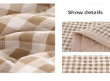 Reversible Patchwork Quilts Queen Size, 78.74x59.05in Lightweight Plaid Bedspreads Coverlets Quilt V1189-WXFWAL-20260326-03129