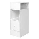 Levede Slim Bedside Table Nightstand Side End Table Storage Bedroom Cabinet NI1083-WH-AU
