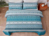 Blue Boho Royale Bedspread Coverlet 3 Piece Set V745-AC081089Q13U