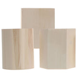 6-Piece Wooden Pen Holder Set, Pencil Cup, Desk Organizer, Makeup Brush Holder for Office and Home V1366-AZ2-W-13640