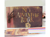1 Set Photo Album Vintage Design Adventure Book Creative DIY Scrapbook Album for Weddings Travel V1263-JX-2510
