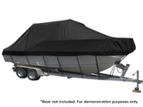 Seamanship Boat Cover 19-21ft Trailerable Jumbo Marine Grade Heavy Duty Black TJBC-1921-BK