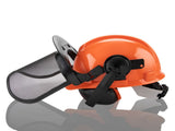 Chainsaw Brushcutter Hard Hat Safety Helmet Face Shield With Visor & Ear Muffs For Landscaping V985-BRUSHCUTTERHARDHAT