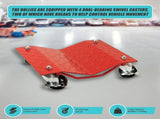 Auto Dolly Car Dolly Wheel Tire 12"x16" Skate 6000lb Repair Slide Set of V63-840401