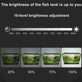 36W aquarium sand washer with plug adapter & 15W 66LED RGBW aluminum shell bracket light 40CM/28-key V201-BCJHDHLYG218